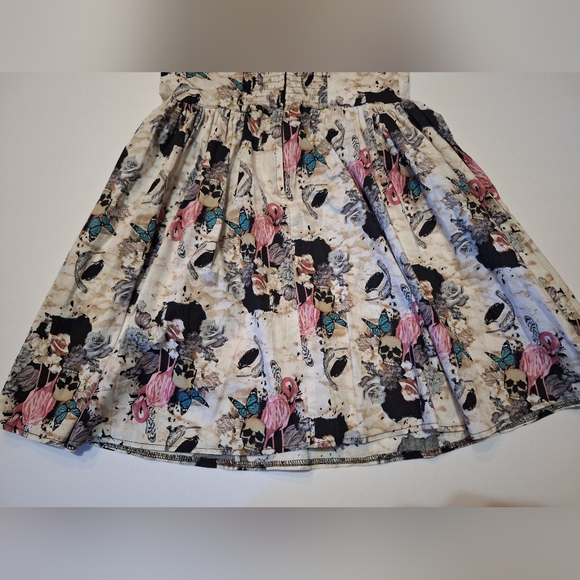 Hell Bunny Eden Fit And Flare Mini Dress Medium - Picture 6 of 10